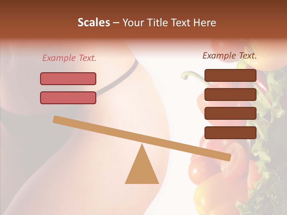 Stomach Cucumber Pepper PowerPoint Template