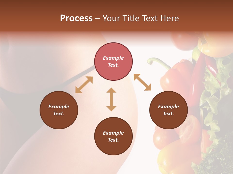 Stomach Cucumber Pepper PowerPoint Template