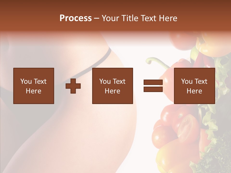 Stomach Cucumber Pepper PowerPoint Template