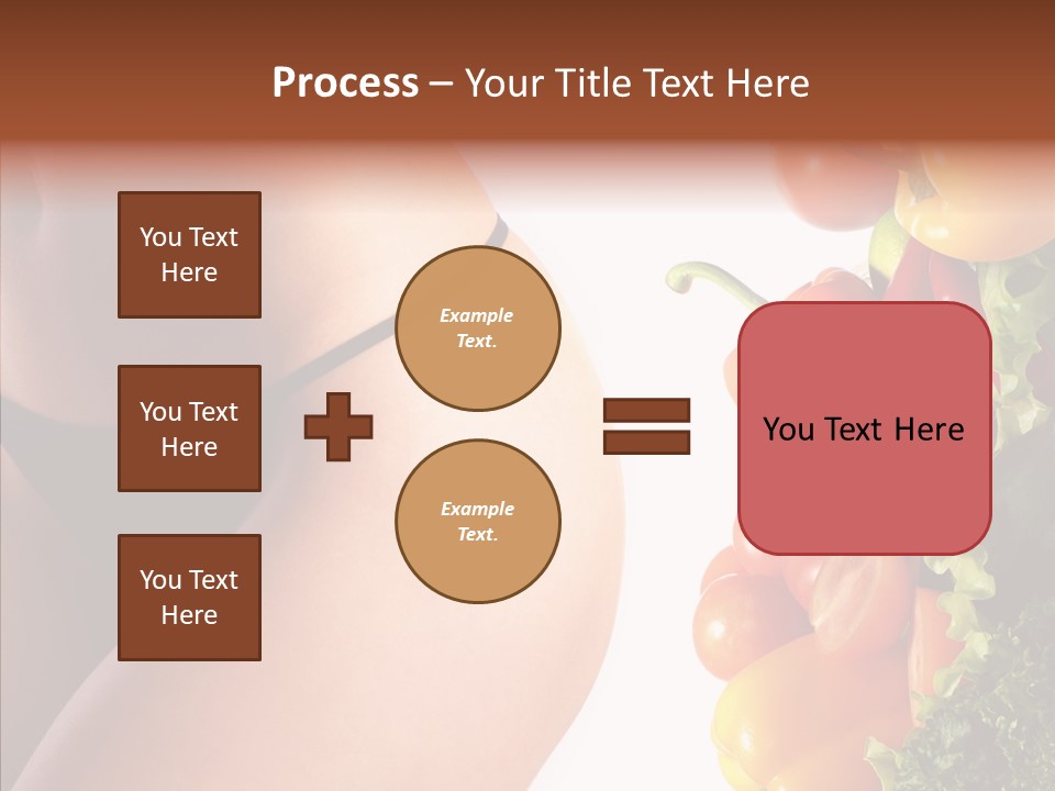 Stomach Cucumber Pepper PowerPoint Template