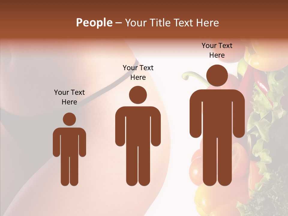 Stomach Cucumber Pepper PowerPoint Template