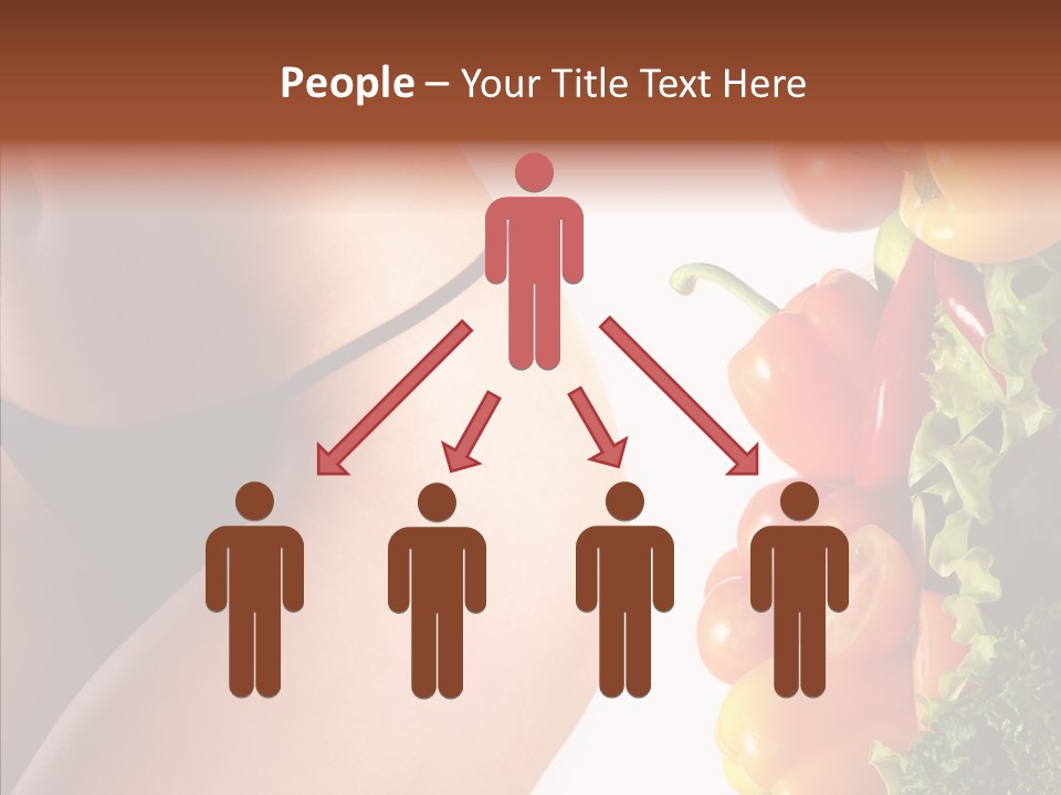 Stomach Cucumber Pepper PowerPoint Template