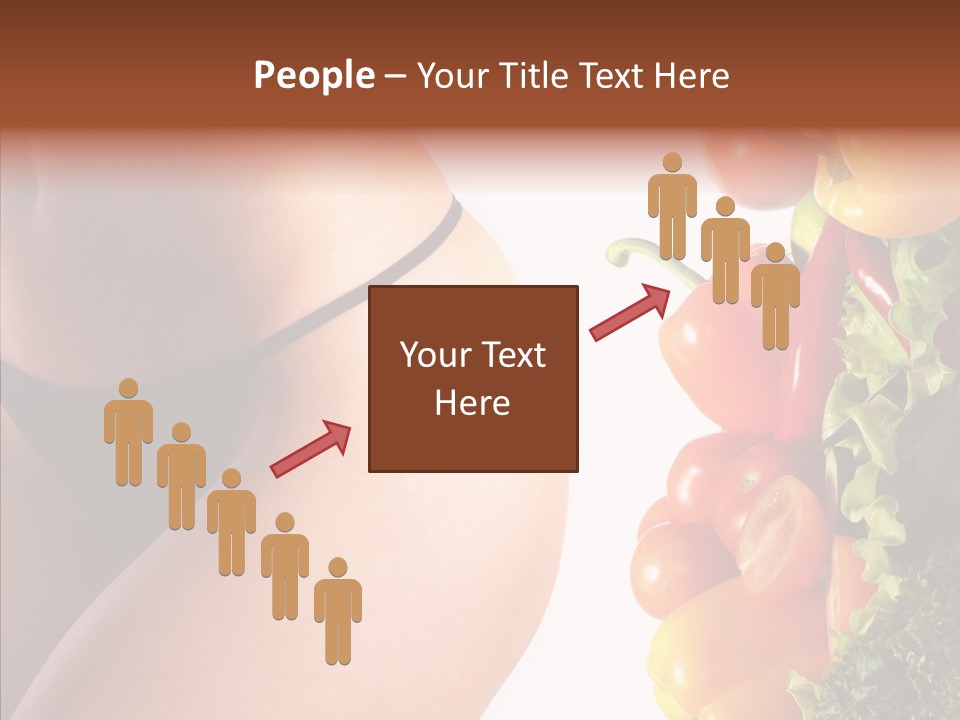 Stomach Cucumber Pepper PowerPoint Template