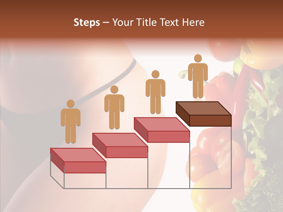 Stomach Cucumber Pepper PowerPoint Template