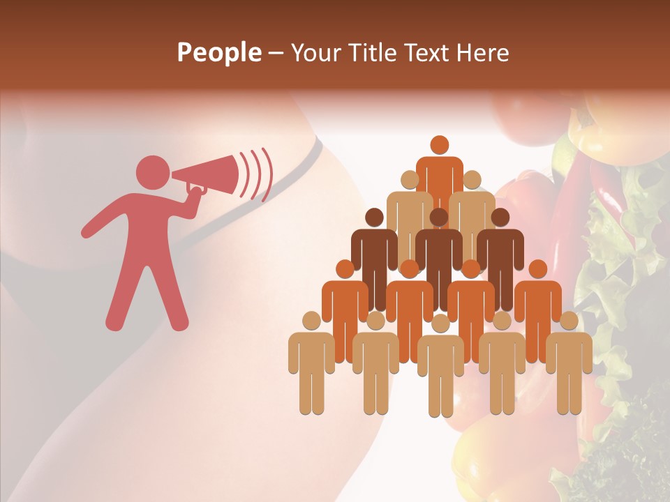 Stomach Cucumber Pepper PowerPoint Template