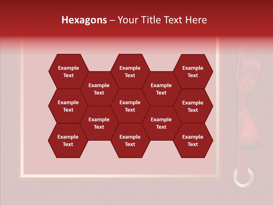 Scrapbook Gold Holiday PowerPoint Template