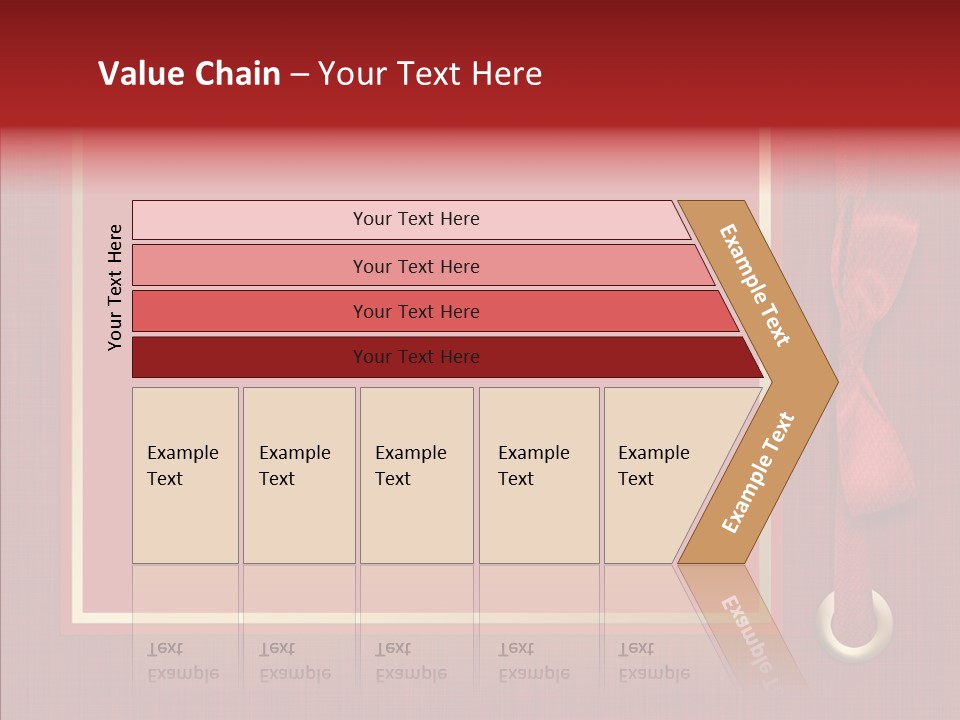 Scrapbook Gold Holiday PowerPoint Template