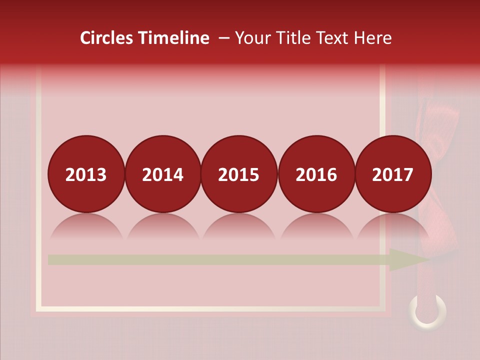 Scrapbook Gold Holiday PowerPoint Template