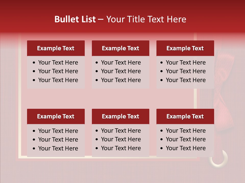 Scrapbook Gold Holiday PowerPoint Template