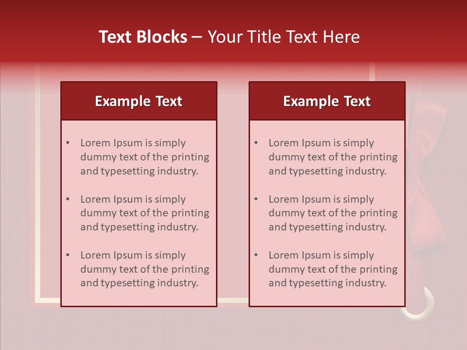 Scrapbook Gold Holiday PowerPoint Template