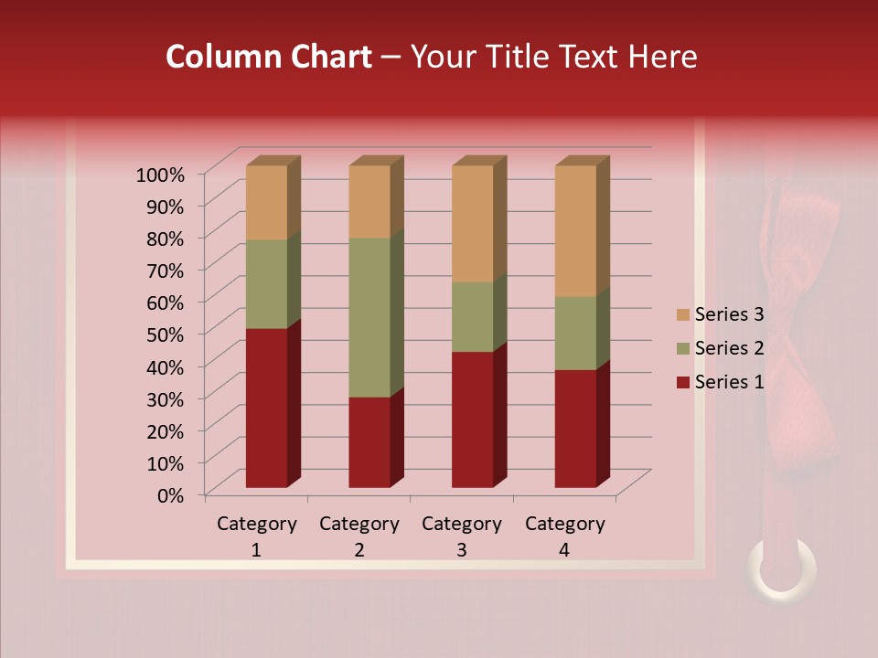 Scrapbook Gold Holiday PowerPoint Template