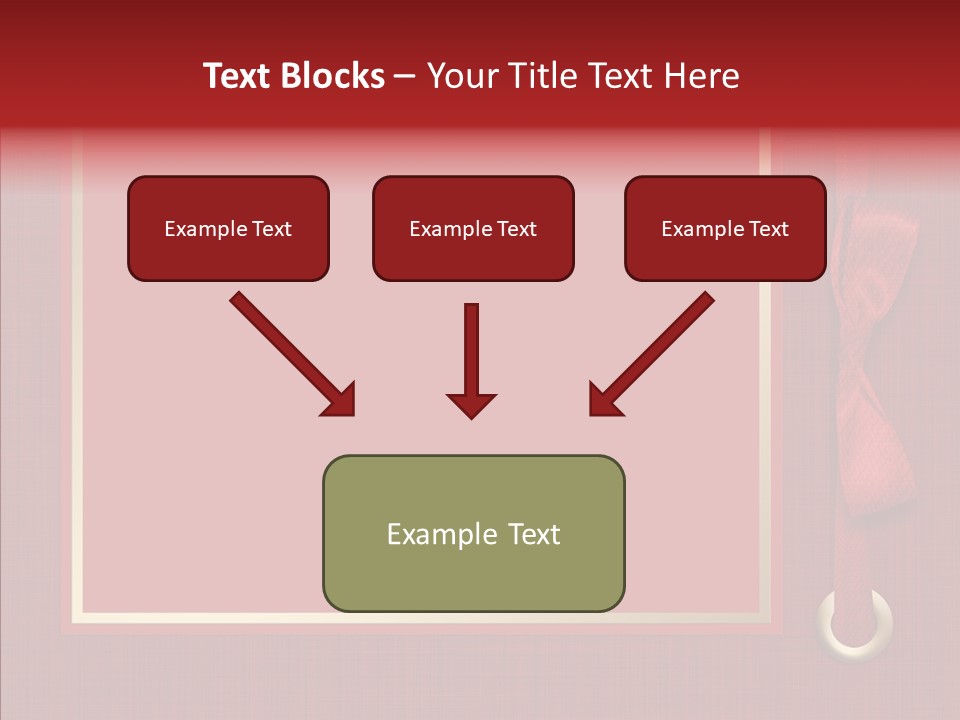 Scrapbook Gold Holiday PowerPoint Template
