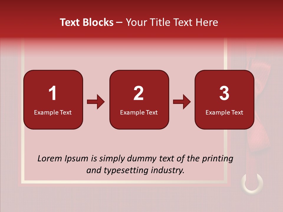 Scrapbook Gold Holiday PowerPoint Template