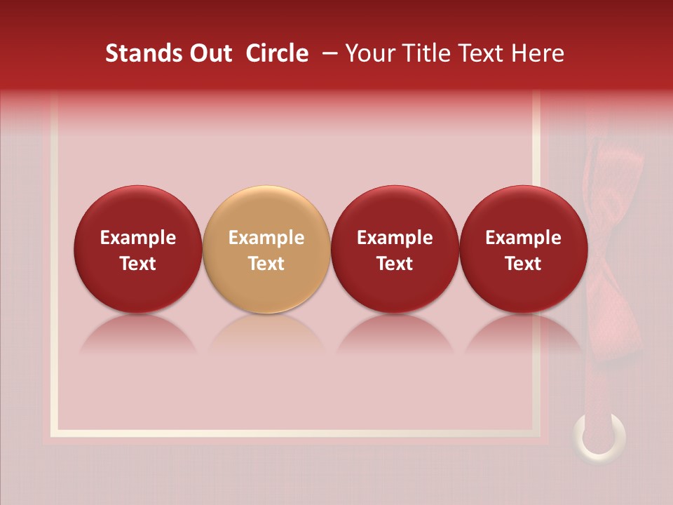 Scrapbook Gold Holiday PowerPoint Template