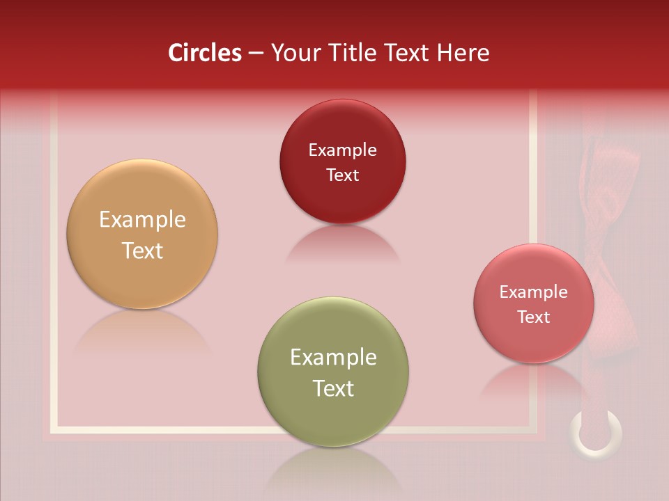 Scrapbook Gold Holiday PowerPoint Template