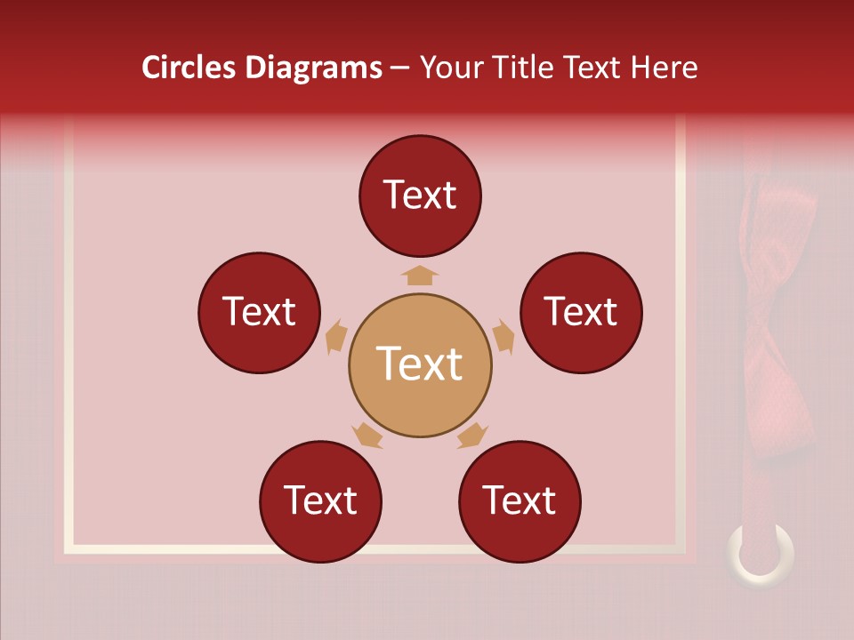 Scrapbook Gold Holiday PowerPoint Template