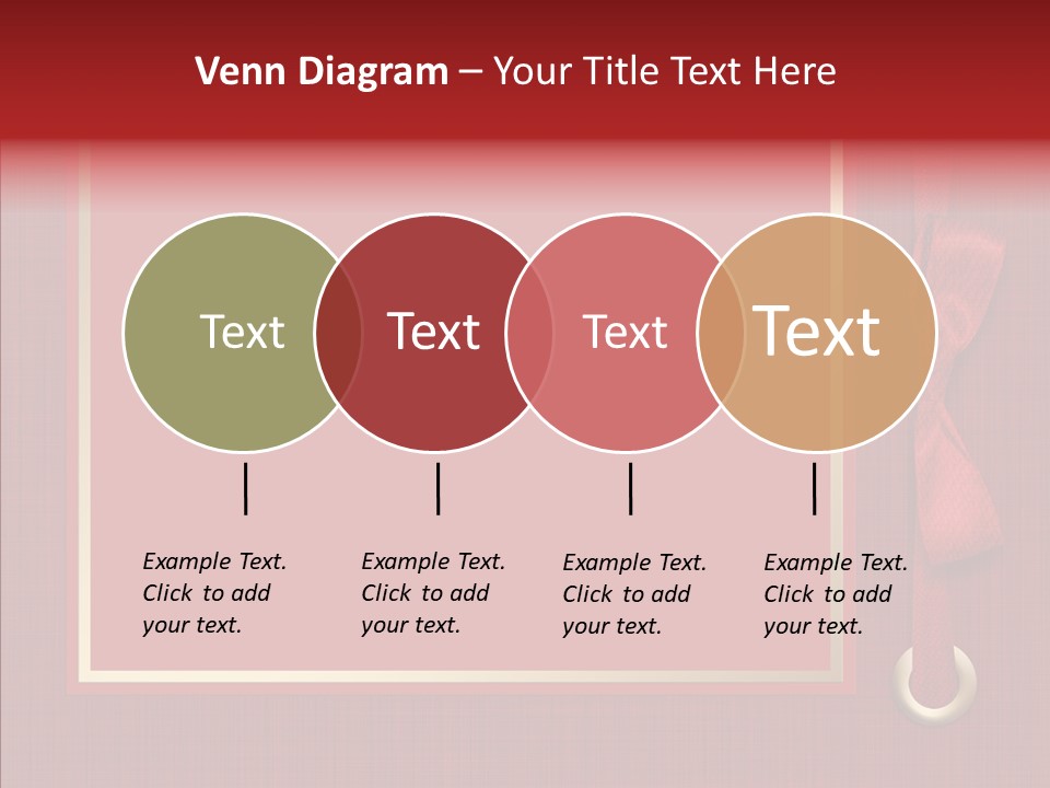 Scrapbook Gold Holiday PowerPoint Template