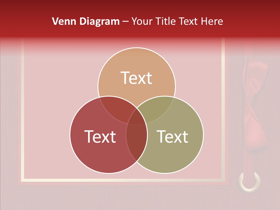 Scrapbook Gold Holiday PowerPoint Template