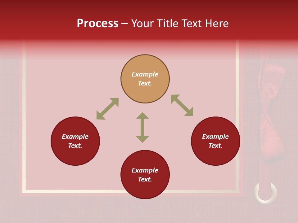 Scrapbook Gold Holiday PowerPoint Template