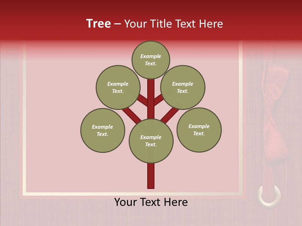 Scrapbook Gold Holiday PowerPoint Template