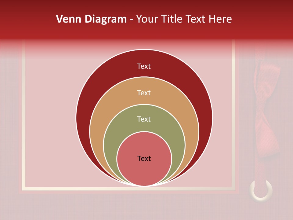 Scrapbook Gold Holiday PowerPoint Template