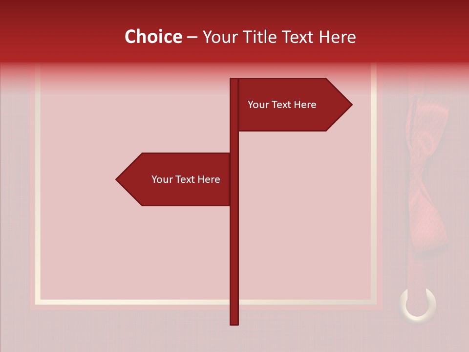 Scrapbook Gold Holiday PowerPoint Template