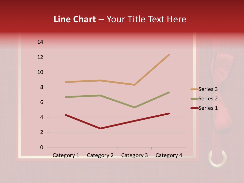 Scrapbook Gold Holiday PowerPoint Template