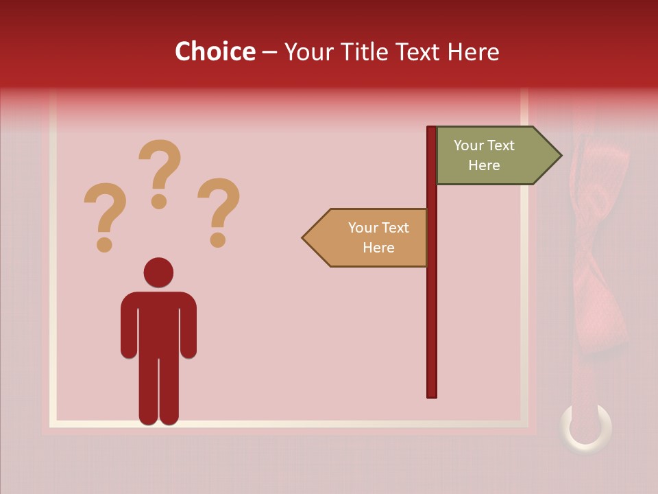 Scrapbook Gold Holiday PowerPoint Template