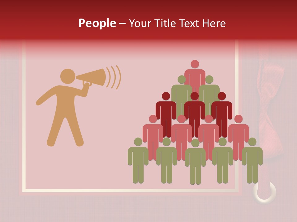 Scrapbook Gold Holiday PowerPoint Template