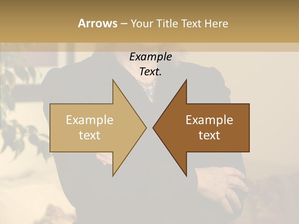 Woman Seller Finance PowerPoint Template