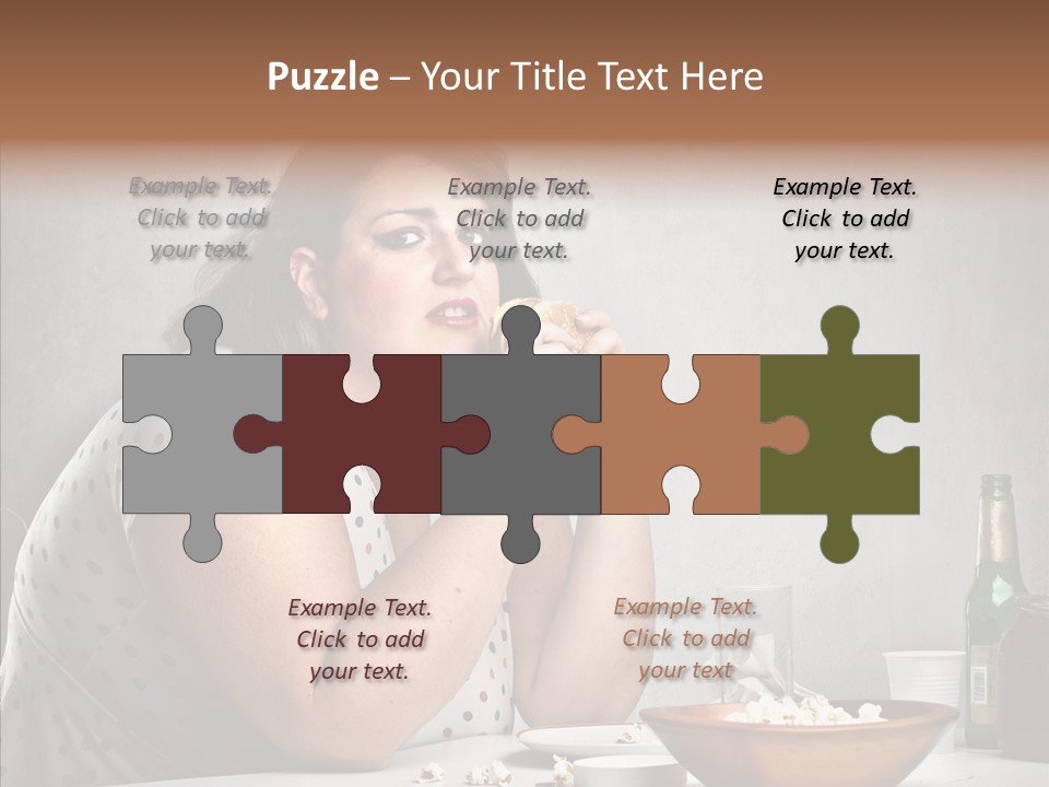 Eat Sad Health PowerPoint Template