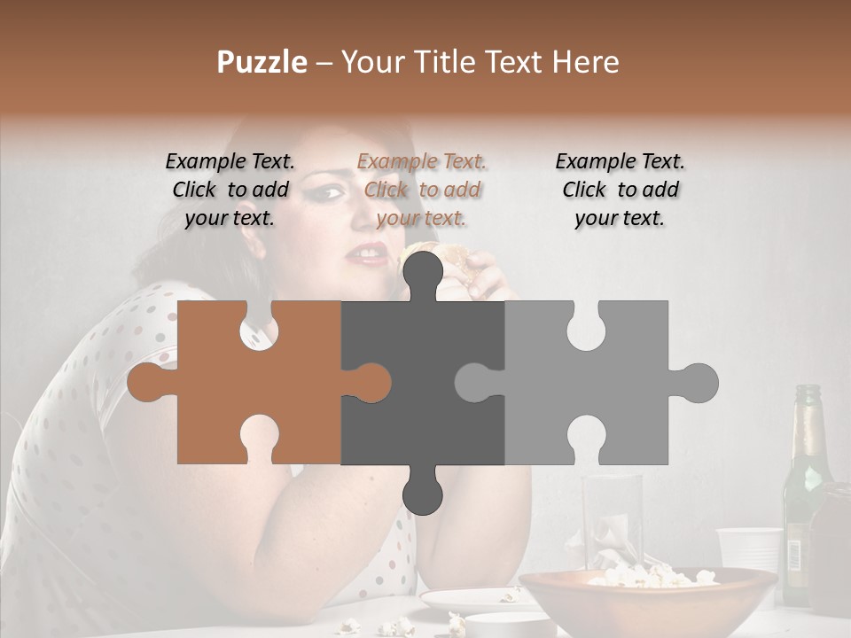 Eat Sad Health PowerPoint Template