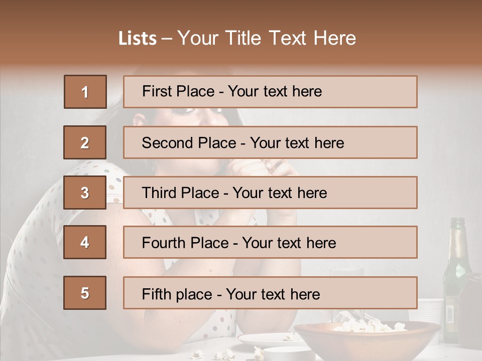 Eat Sad Health PowerPoint Template