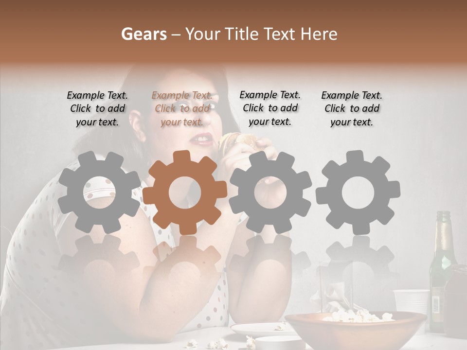 Eat Sad Health PowerPoint Template