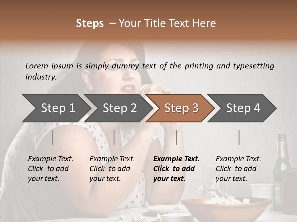 Eat Sad Health PowerPoint Template