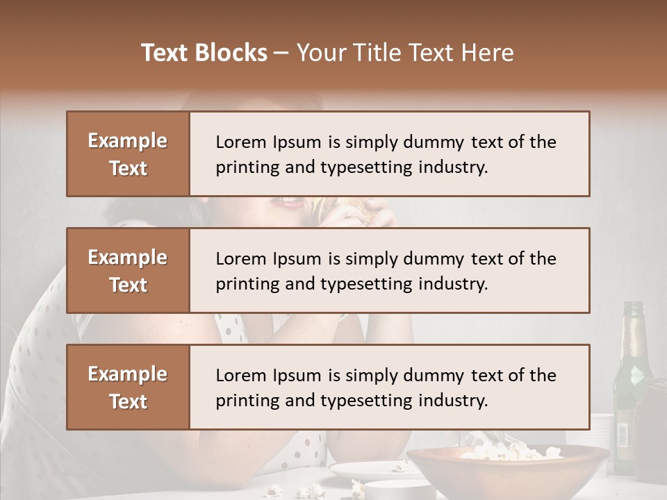 Eat Sad Health PowerPoint Template