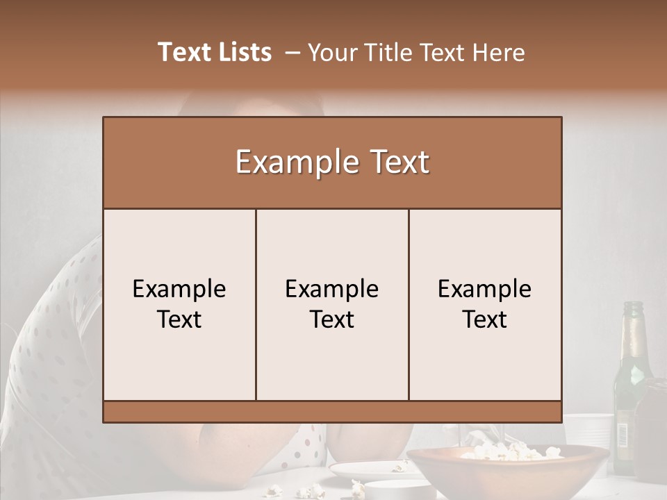 Eat Sad Health PowerPoint Template