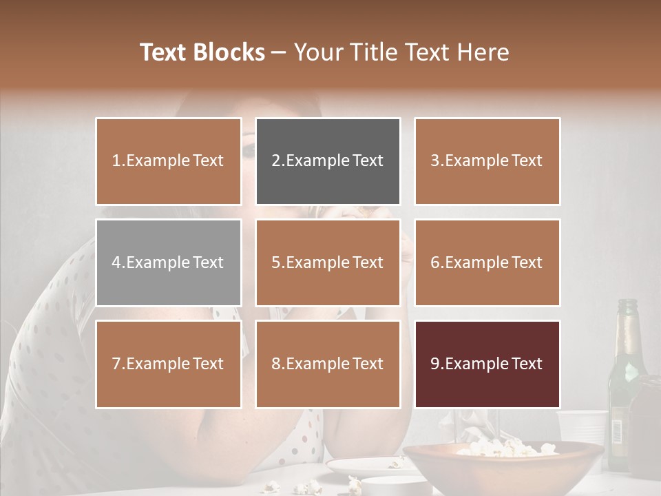 Eat Sad Health PowerPoint Template