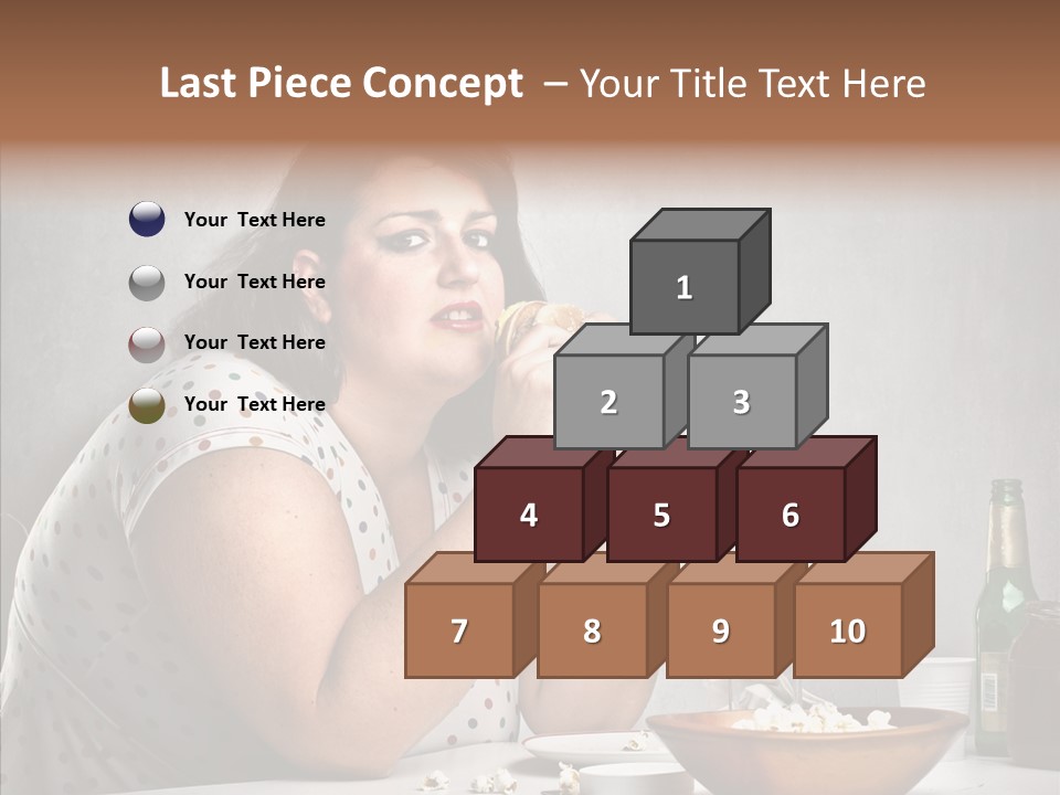 Eat Sad Health PowerPoint Template