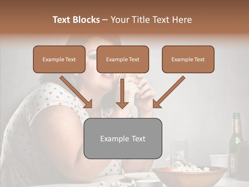 Eat Sad Health PowerPoint Template