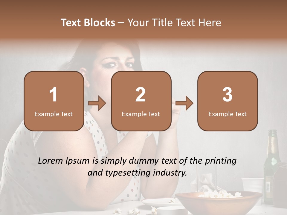 Eat Sad Health PowerPoint Template
