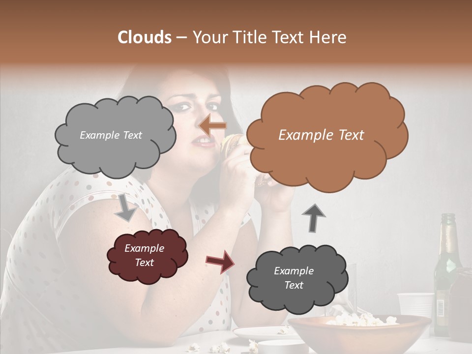 Eat Sad Health PowerPoint Template