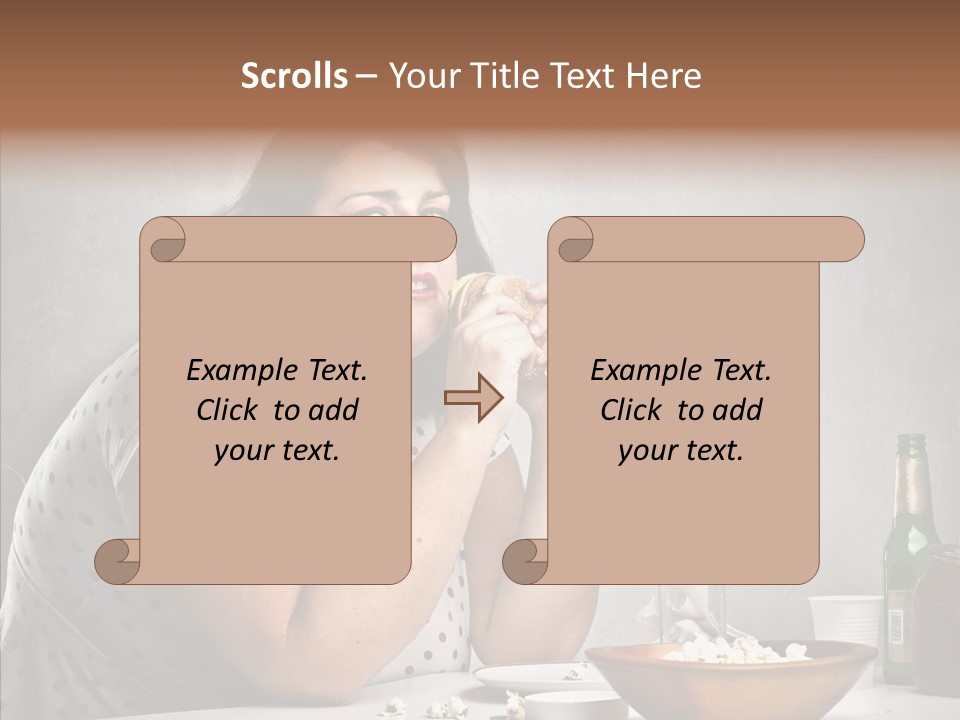 Eat Sad Health PowerPoint Template