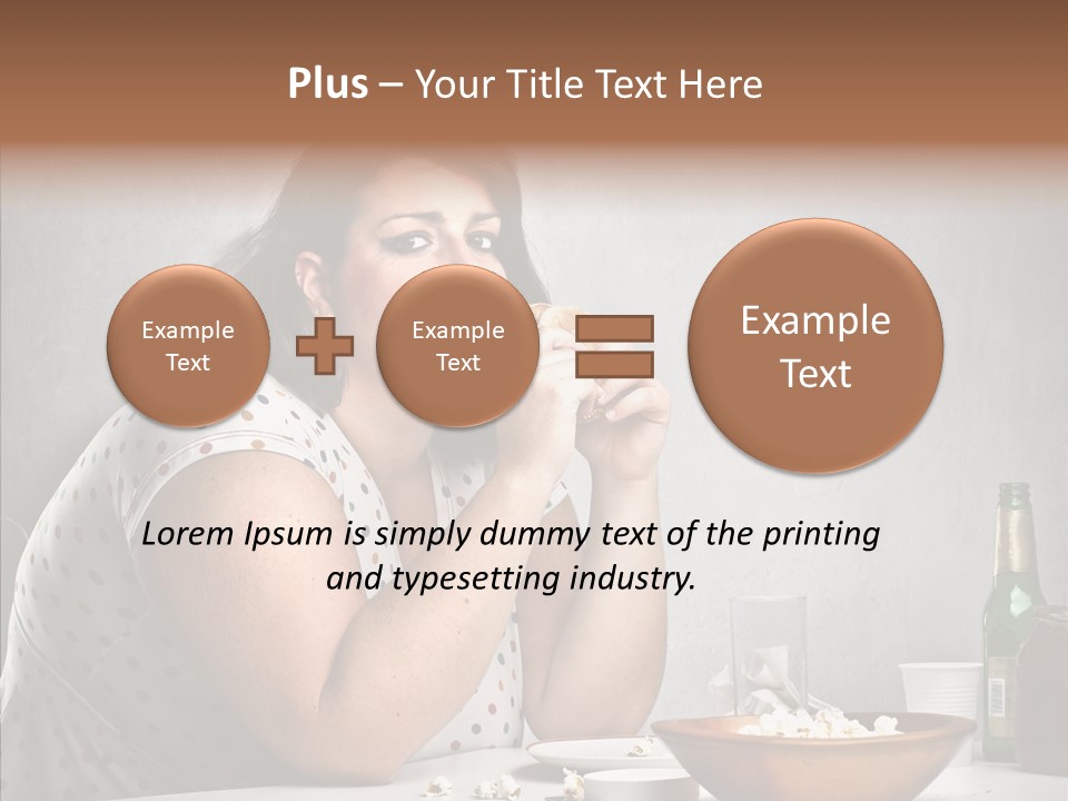 Eat Sad Health PowerPoint Template