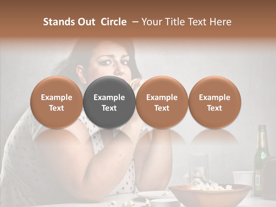 Eat Sad Health PowerPoint Template