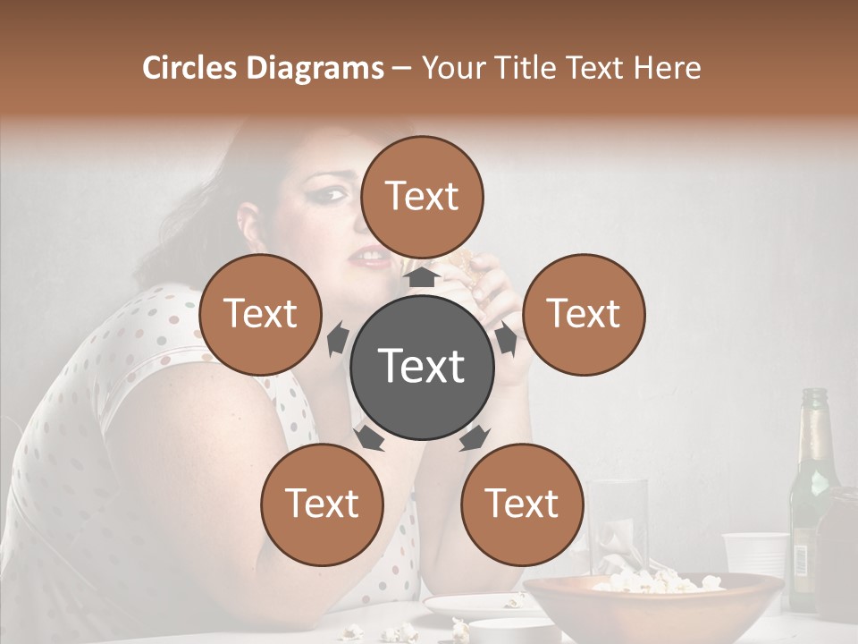 Eat Sad Health PowerPoint Template