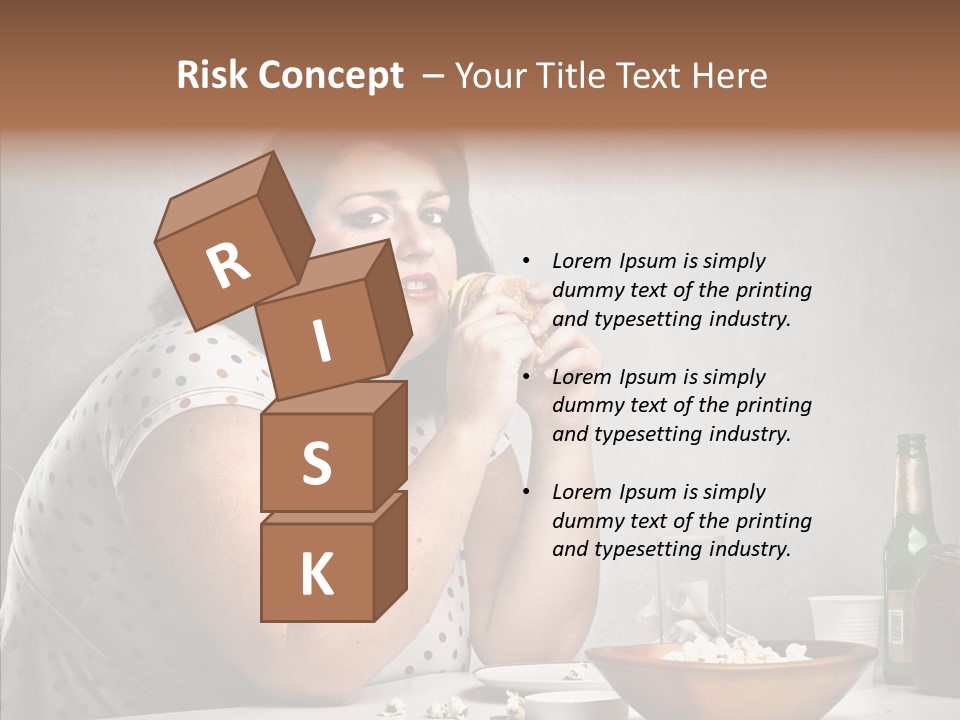 Eat Sad Health PowerPoint Template