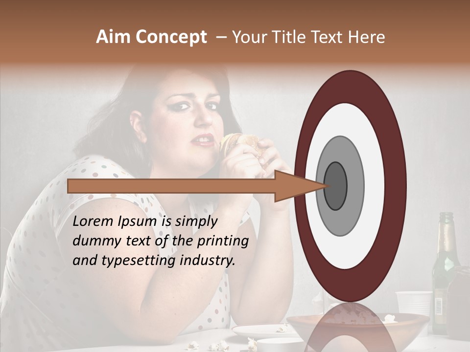 Eat Sad Health PowerPoint Template