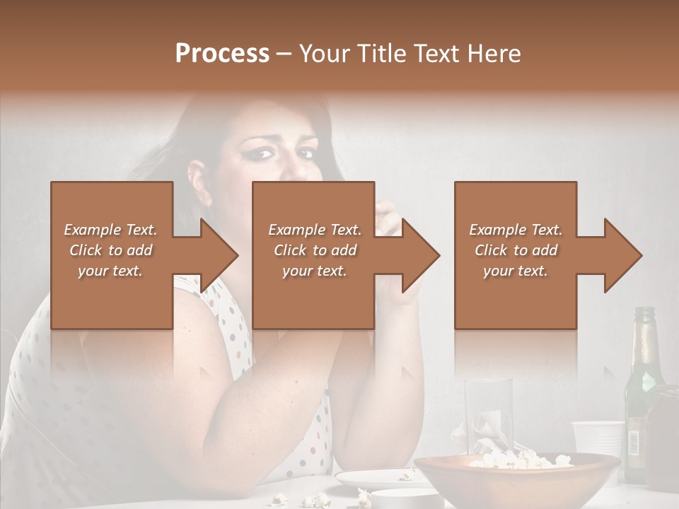 Eat Sad Health PowerPoint Template