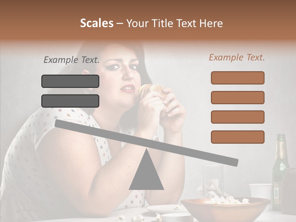 Eat Sad Health PowerPoint Template